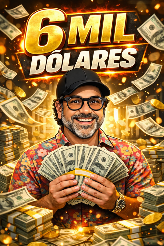 $6,000 dólares en Efectivo